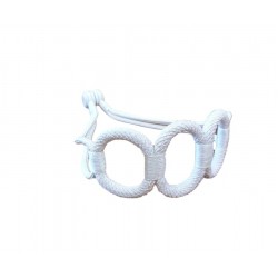 Magnetic La Corona Curtain Tieback - White