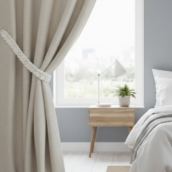 Magnetic Curtain Holdback Natural - Stylish & Functional Design