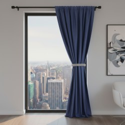 Magnetic Curtain Holdback Grey - Stylish & Functional Design
