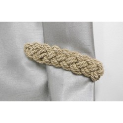 Magnetic Curtain Holdback - Linen - 33cm