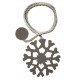 Magnetic  Snowflake Linen Hold Back