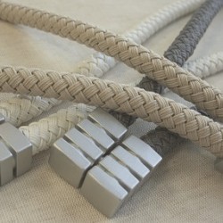 Magnetic Plaited Rope - Grey