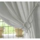 Magnetic La Corona Curtain Tieback - White