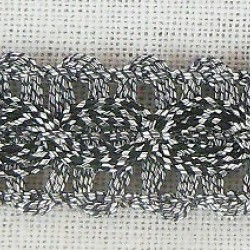 Metallic Braid 10mm - Pewter