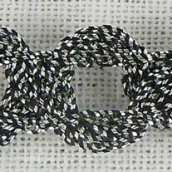 Metallic Chain Braid 8mm- Pewter