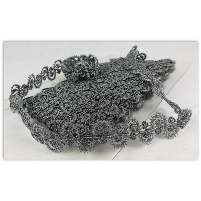 Metallic Snake Braid 30mm - Pewter