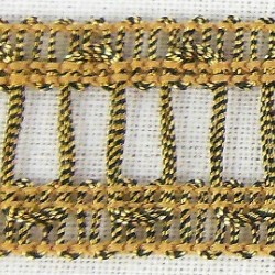 Metallic Ladder Braid 18mm