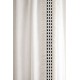Ruche Braid Trim - Crisp White & Black