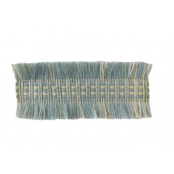 Ruche Braid Trim - Soft Blue & Green