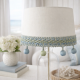 Coastal Pom Pom Fringe - Blue & Green Tones