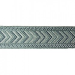 Vintage Wide Braid Trim - Blue Mix