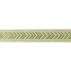 Vintage Wide Braid Trim - Green Combination