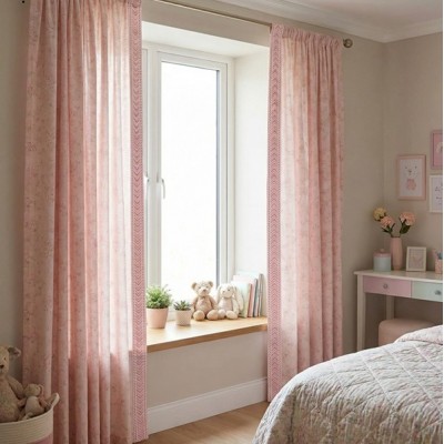 Vintage Wide Braid Trim - Pink & White Mix 