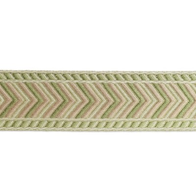 Vintage Wide Braid Trim - Pink & Green Mix
