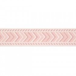 Vintage Wide Braid Trim - Pink & White Mix 