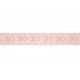 Vintage Wide Braid Trim - Pink & White Mix 