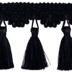 Tassel Fringe - Black