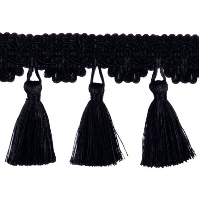 Tassel Fringe - Black