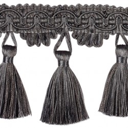 Tassel Fringe - Pewter