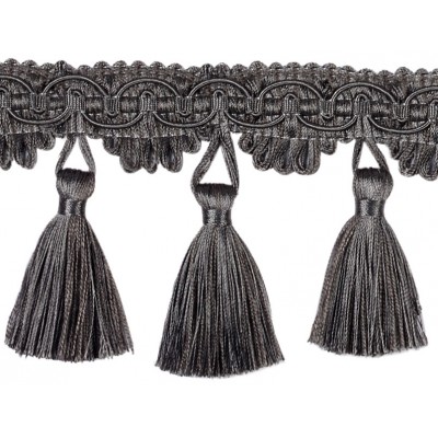 Tassel Fringe - Pewter