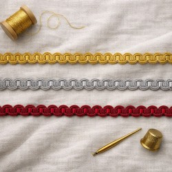 Gimp Braid 10mm - 10 Monochrome Colours