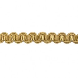 Gimp Braid 10mm - Pale Gold