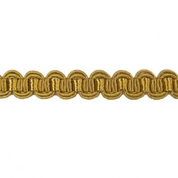 Gimp Braid 10mm - Old Gold