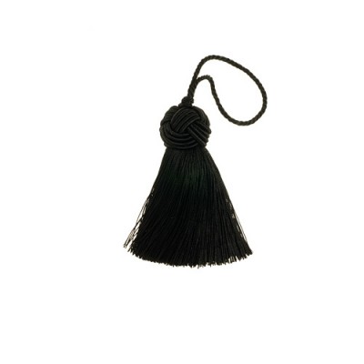 Decorative Key Tassel - Black