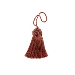 Turks head Key Tassel - Aubergine