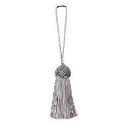 Decorative Key Tassel - Silver