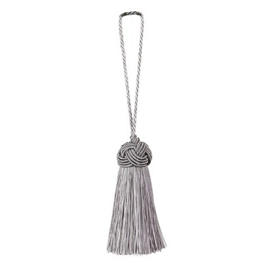 Decorative Key Tassel - Silver