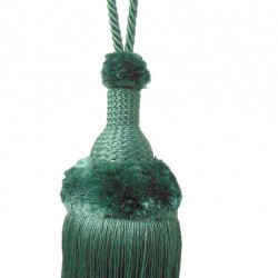 Decorative Key Tassel - Hunter Green