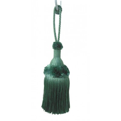 Decorative Key Tassel - Hunter Green