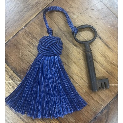 Classic Key Tassel - French Blue