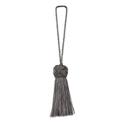 Decorative Key Tassel - Pewter