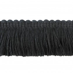 Cushion Fringe - Black