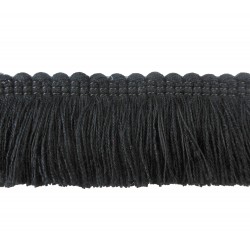 Cushion Fringe - Black