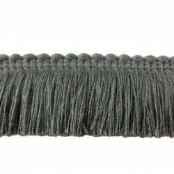 Cushion Fringe - Pewter