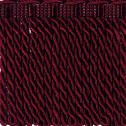 Bullion Fringe 10cm - Burgundy 