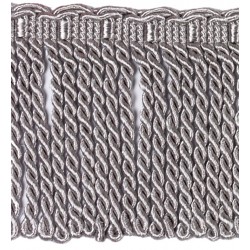 Bullion Fringe 10cm - Silver