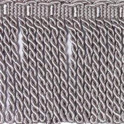 Bullion Fringe 10cm - Silver