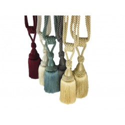 Single Tassel Tieback - 10 Colours