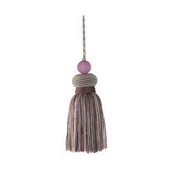 Decorative Key Tassel - Plum