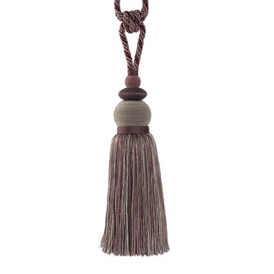 Single Tassel Tieback - Plum