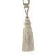 Single Tassel Tieback - Silver Tones