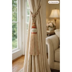 Single Tassel Tieback - Patina