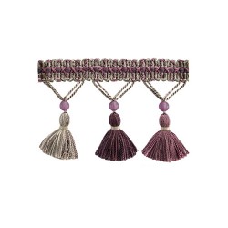 Tassel Fringe - Plum