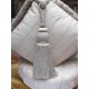 Single Tassel Tieback - Silver Tones