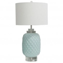 Island Ceramic Table Lamp Turquoise 