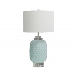 Island Ceramic Table Lamp Turquoise 